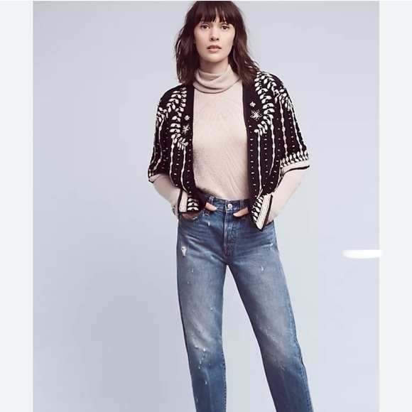 Love Sam Anthropologie Beaded Richmond Jacket - MEDIUM - Picture 4 of 12